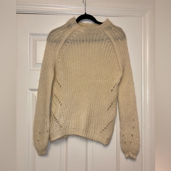 Sézane Dwee Jumper Ecru La Maille Sézane Sweater Size M - Picture 6 of 9